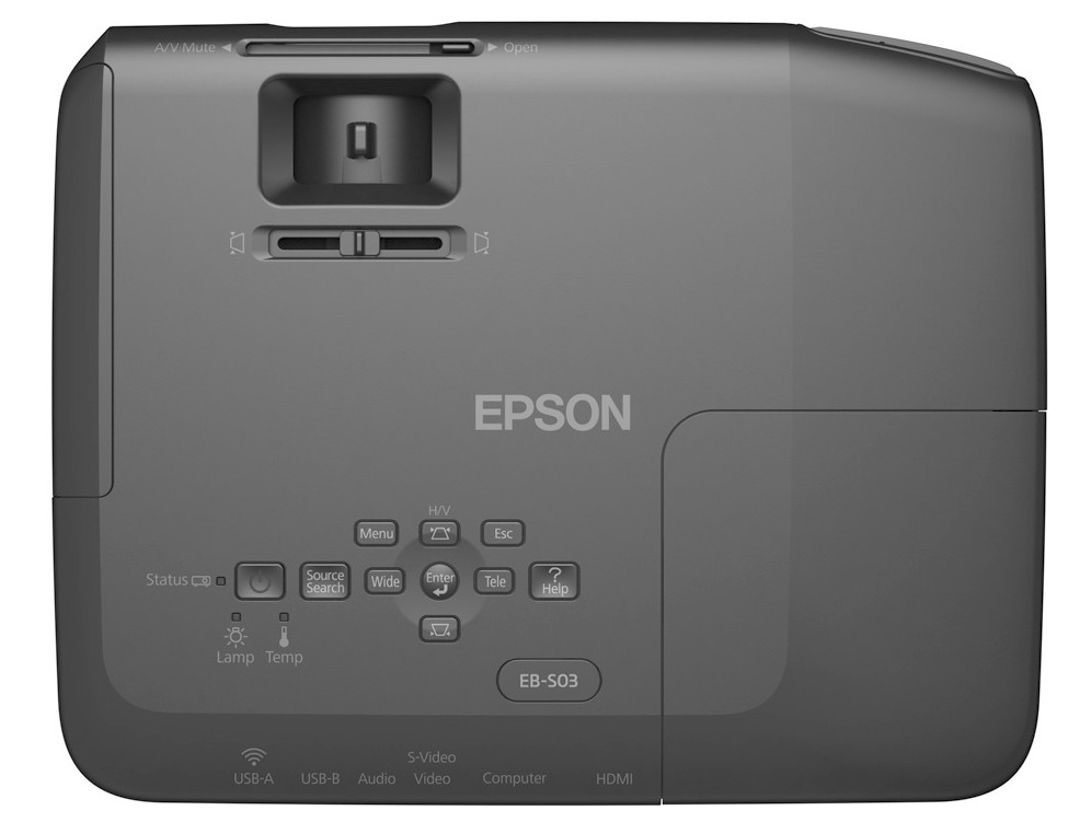Epson EB-S03, EB-X03 и EB-W03 - проекторы начального уровня с Wi-Fi и увеличенной яркостью