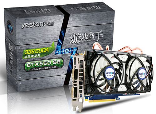 Yeston GeForce GTX 560 SE 