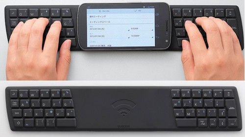 Elecom TK-FNS040BK - складная беспроводная NFC клавиатура для Android устройств