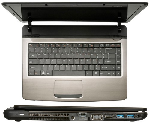 Компактный ноутбук Gigabyte Q2440