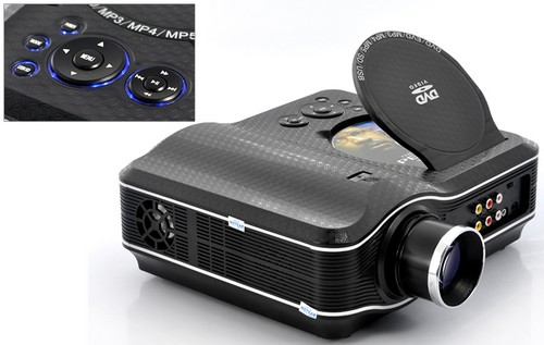 Мультимедийный LED-проектор CVYI-E226 - недорогая модель со встроенным DVD-плеером и дополнительными возможностями
