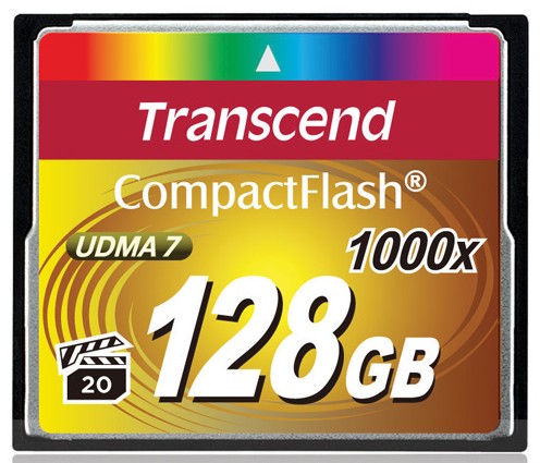 Скоростные карты памяти Transcend 1000x CompactFlash