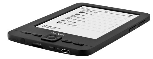 Электронная книга teXet TB-436 - миниатюрная и легкая модель с E-Ink экраном