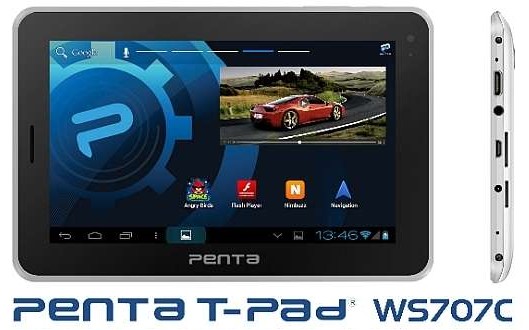 Penta T-Pad WS707C - индийский планшет с голосовым EDGE и 3D