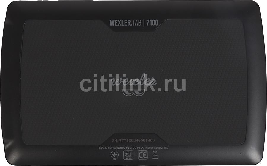 WEXLER.TAB 7100 - бюджетный планшет с улучшенными возможностями