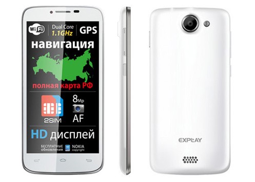 Explay HD – флагманский смартфон c 5-дюймовым HD дисплеем