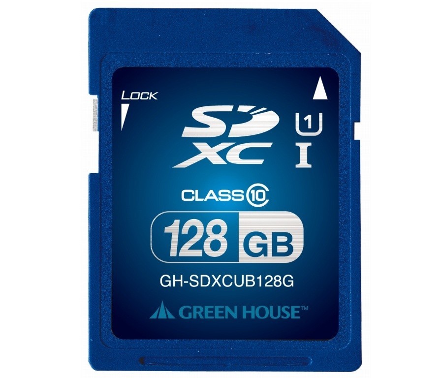 Green House выпустила SD карту объемом 128 ГБ