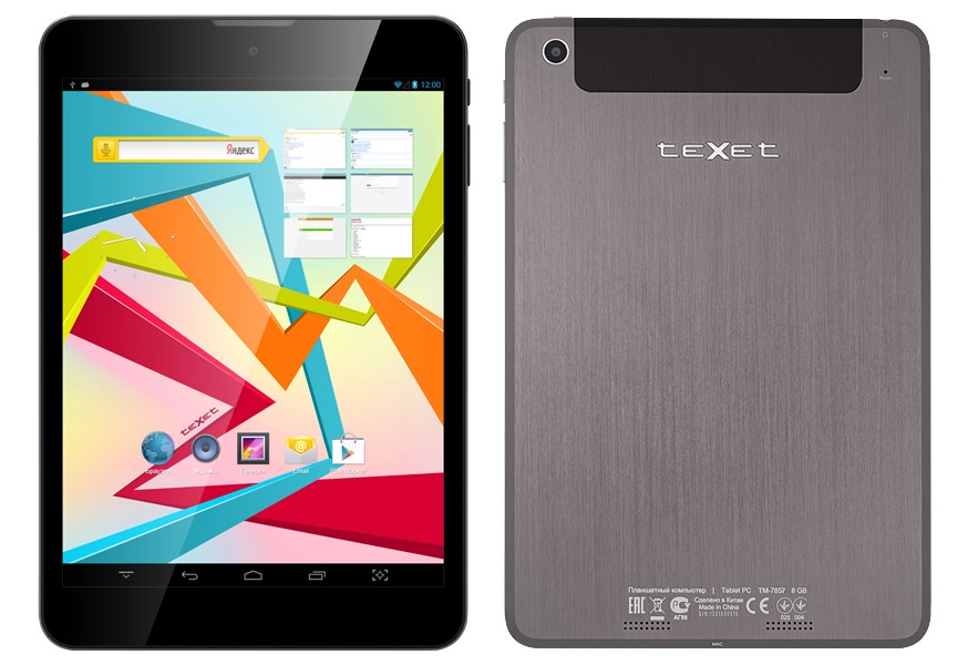 teXet NaviPad TM-7857 3G и TM-7858 3G - флагманские планшеты с широкой функциональностью
