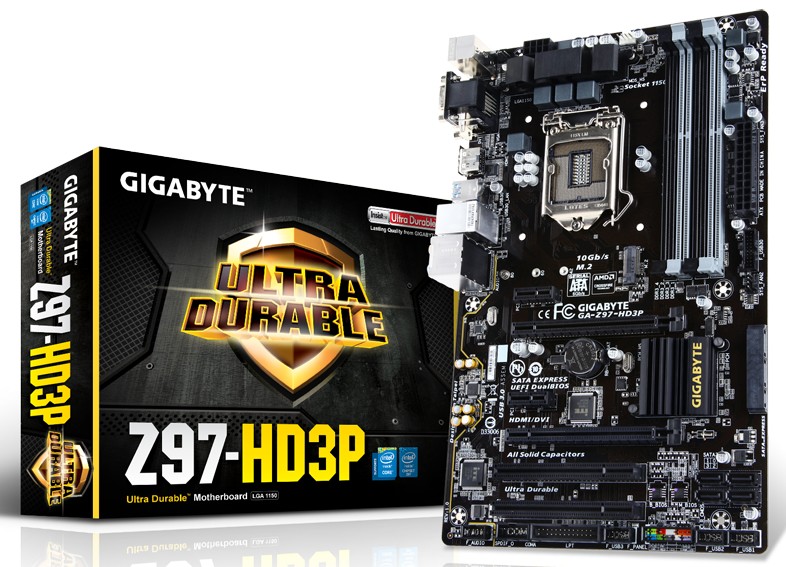 Gigabyte GA-Z97-HD3P - бюджетная материнская плата на премиальном чипсете
