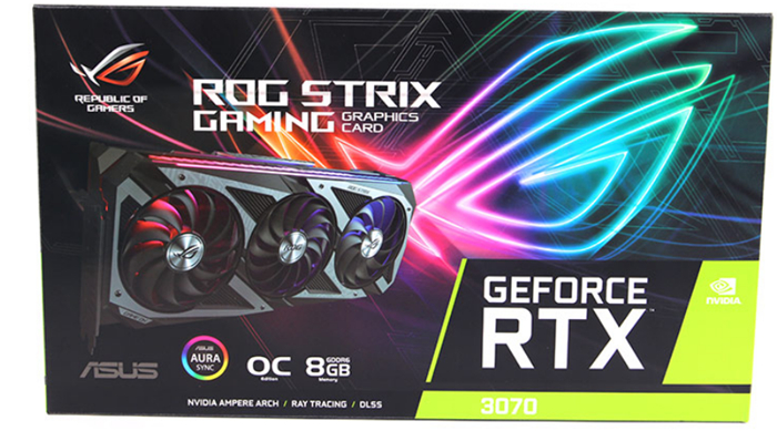 ASUS Strix RTX 3070-08G-Gaming